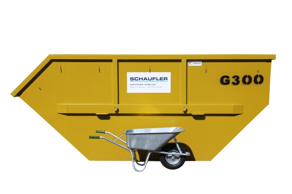 Mulde offen, Fassungsverm&ouml;gen 10 Kubikmeter