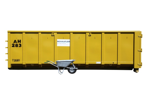 Abrollcontainer offen mit 24 Kubikmeter Fassungsverm&ouml;gen